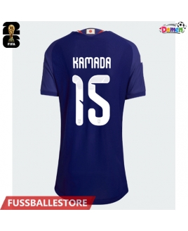 Günstige Japan Daichi Kamada #15 Heimtrikot Damen WM 2026 Kurzarm